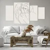 Bild auf Leinwand - Leinwandbild - 4 Teile - Art. Linie Produktbild-Vorschau 6