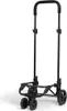 A black shopping trolley is shown against a white background. Podgląd zdjęcia produktu
