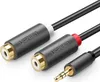 Ugreen 10547, 3.5mm, Männlich, 2 x RCA, Weiblich, Schwarz Produktbild-Vorschau 10