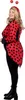 A woman wearing a ladybug costume, shown from the side. Produktbild-Vorschau