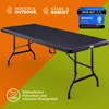 CASARIA® Table pliante effet polyrotin 180 cm 8 personnes Voir les images du produit 1