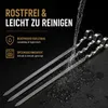 50 Stk. Schaschlikspieße Edelstahl 55 cm – 2 mm Extra Stark Produktbild-Vorschau 4