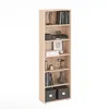 KOMTO Bücherregal 60 cm breit, Sonoma, Bücherregal mit 6 Produktbild-Vorschau 7