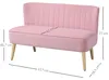 2-Sitzer Sofa Federkern-Polsterung Stoffsofa, Couch Produktbild-Vorschau 5