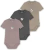 normani 3er Set  Baby Body Kurzarm aus Wolle für Junge und Produktbild-Vorschau 1