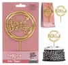 Cake Topper Torten Deko Happy Birthday | Dekora, 15 cm, Produktbild-Vorschau 4