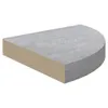 vidaXL Eck-Schweberegal Betongrau 35x35x3,8 cm MDF Produktbild-Vorschau 11