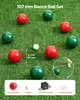 VEVOR Boccia Set mit 8 Harzkugeln (107 mm) & Kügelchen Produktbild-Vorschau 6
