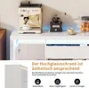 Credenza ProximaX con 4 ante e 2 cassetti, bianco lucido, Anteprima dell’immagine prodotto 7