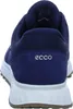 The back view of a blue Ecco sneaker with a white sole. Produktbild-Vorschau