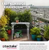 Camping Klapptisch aus Aluminium 75x55x68cm - grau Produktbild-Vorschau 7