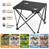 Faltbarer Campingtisch Schwarz mit 2 Getränkehaltern – Produktbild-Vorschau 8