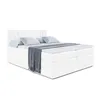 ALTDECOR Boxspringbett mit 2 Matratzen und Topper - 200x200 Produktbild-Vorschau 2
