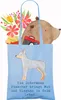 Mr. & Mrs. Panda Jutebeutel Dobermann Pinscher - Sky Blue - Produktbild-Vorschau 3