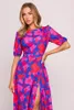 Made of Emotion Maxi abito donna Gahevere I. M858 rosa-navy Anteprima dell’immagine prodotto 6