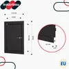 KOTARBAU® Kamintür 13x20,5 cm Braun Revisionsklappe Produktbild-Vorschau 7