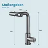 doporro Wasserfall Wasserhahn Küche Hochdruck mit 3 Produktbild-Vorschau 6