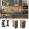 Meuble cuisine Vicco Fame-Line Vert Or Campagne 40cm sans Voir les images du produit 3