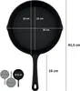 BBQ-Toro Ultimate PRO3+ Pfannen Set, 3-teilig, Gusseisen Produktbild-Vorschau 6