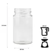 SuperButelki - 10x Słoiki szklane 245 ml z zakrętkami fi 58 Podgląd zdjęcia produktu 8
