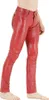 RICANO Rote Slim Fit Lamm Lederjeans Herren Lederhose rot, Produktbild-Vorschau 3