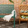 Outsunny 2-Sitzer Parkbank mit Blumenmuster Gartenbank für Produktbild-Vorschau 7