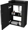 Badmöbel SILVIA 45 cm Schwarz Waschbecken mit Unterschrank Produktbild-Vorschau 2