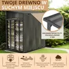 Stojak na drewno opałowe metalowy zewnętrzny 185x105x185 Podgląd zdjęcia produktu 3
