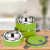 Thermo Lunchbox 3 Etagen 2,1 L – Edelstahl Produktbild-Vorschau 2