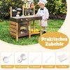 COSTWAY Cucina da gioco per bambini da esterno, cucina in Anteprima dell’immagine prodotto 8