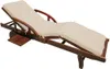 CASARIA® Sonnenliege Holz inkl. Auflage Creme 320kg Produktbild-Vorschau 1