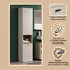 SaoPaulo armoire haute pour salle de bain cachemire. Voir les images du produit 12