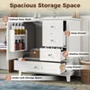 Mobile bagno autoportante con tre cassetti, lavabo con Anteprima dell’immagine prodotto 5