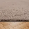 Teppich Wohnzimmer Hochflor Softes Kaninchenfell Imitat Produktbild-Vorschau 2