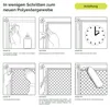 Polyester Fliegennetz Fenster - Fliegengitter ohne Bohren - Produktbild-Vorschau 7