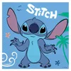 A cartoon image of Stitch from Disney's Lilo & Stitch, with tropical elements like palm trees and flowers, and the word "Stitch" overlaid. Podgląd zdjęcia produktu
