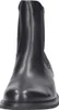 A front view of a black leather Chelsea boot. Voir les images du produit