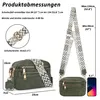 Sac à bandoulière pour femme, de taille moyenne, avec une Voir les images du produit 4