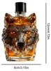 300 ml Whiskyflasche Dekanter Wolfskopfform Weinflasche aus Produktbild-Vorschau 5