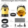 Odkurzacz do oczka wodnego Wiltec 1400 W, pojemność 30 l, z Podgląd zdjęcia produktu 3