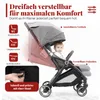 Sekey Kinder Buggy Reise Kinderwagen bis 22 kg verstellbare Produktbild-Vorschau 3