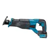 A cordless reciprocating saw is shown against a white background. Produktbild-Vorschau