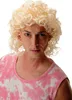 WIG ME UP Perücke Locken Hellblond schulterlang Proll Produktbild-Vorschau 1
