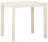 vidaXL Gartentisch Weiß 79x65x72 cm Kunststoff Produktbild-Vorschau 5