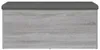 vidaXL Sitzbank mit Stauraum Grau Sonoma 102x42x45 cm Produktbild-Vorschau 5