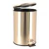 Tendance Mülleimer 3L gold 17 cm x 22,5 cm x 24 cm Metall Produktbild-Vorschau 5
