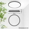 Briloner Lana A Lampe de plafond à LED, CEE A source Voir les images du produit 5