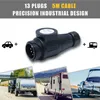 CCLIFE 12V Auto Anhänger Stecker 13 Polig,13 Poliger Produktbild-Vorschau 4