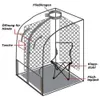 Dampfsauna Wärmekabine Sauna-Box Home Sauna mit Timer & 10 Produktbild-Vorschau 6