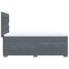 Boxspringbett mit Matratze Dunkelgrau 100x200 cm Samt Produktbild-Vorschau 11